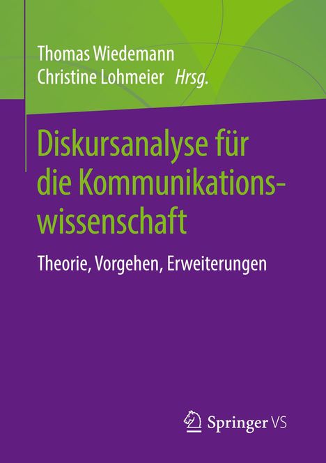 Diskursanalyse für die Kommunikationswissenschaft, Buch