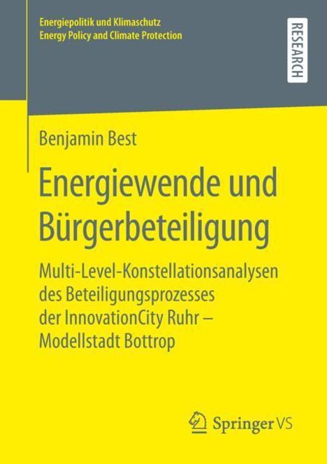 Benjamin Best: Energiewende und Bürgerbeteiligung, Buch