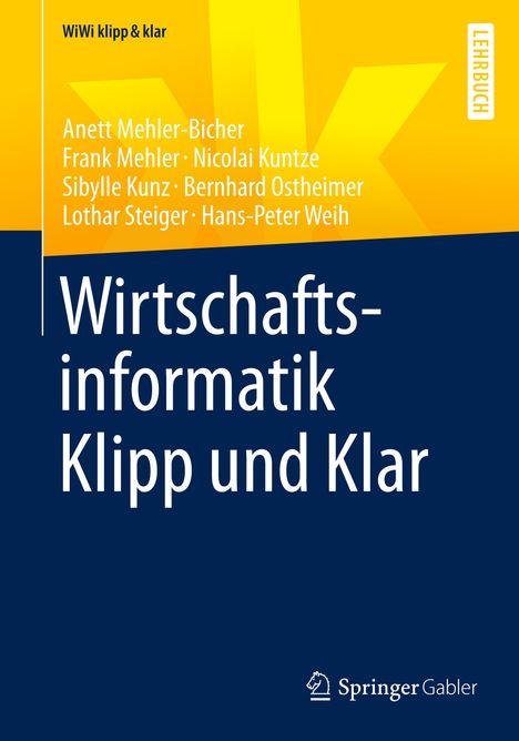 Anett Mehler-Bicher: Wirtschaftsinformatik Klipp und Klar, Buch