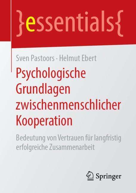 Helmut Ebert: Psychologische Grundlagen zwischenmenschlicher Kooperation, Buch