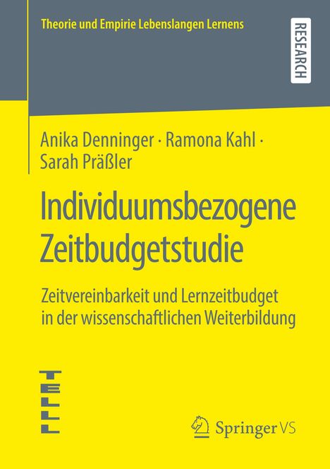 Anika Denninger: Individuumsbezogene Zeitbudgetstudie, Buch