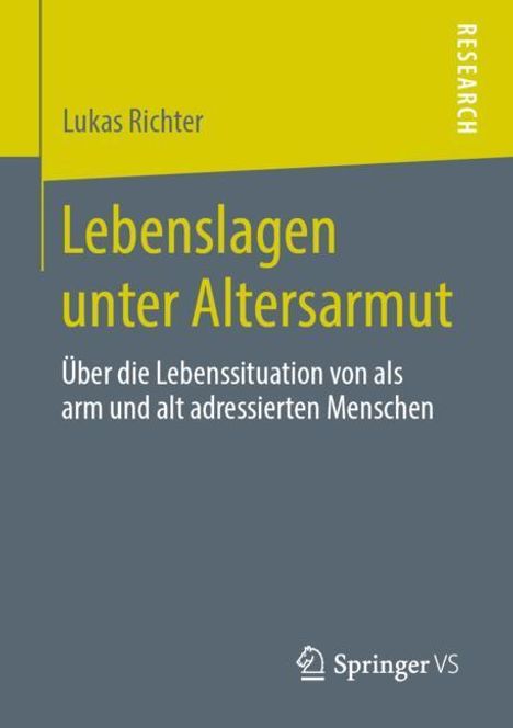 Lukas Richter: Lebenslagen unter Altersarmut, Buch