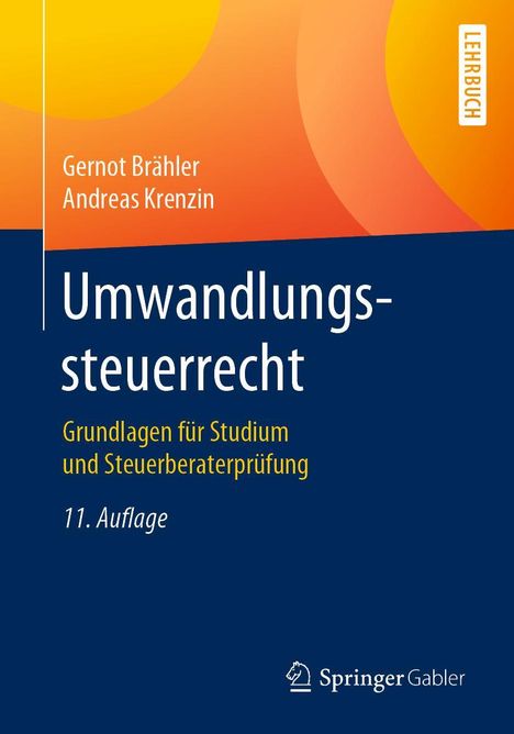 Andreas Krenzin: Umwandlungssteuerrecht, Buch