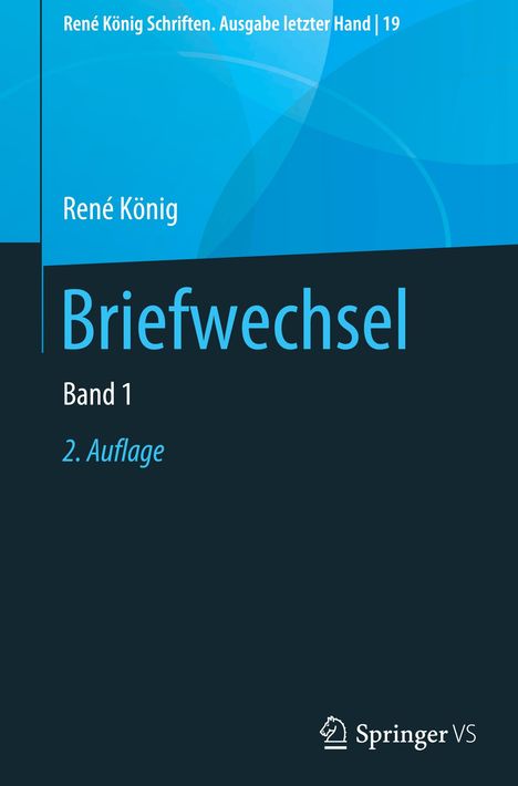 René König: Briefwechsel, Buch