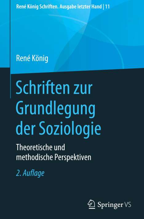 René König: Schriften zur Grundlegung der Soziologie, Buch
