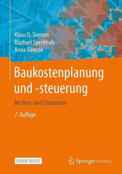 Klaus D. Siemon: Baukostenplanung und -steuerung, Buch