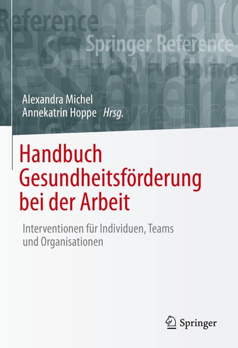 Handbuch Gesundheitsförderung bei der Arbeit, Buch