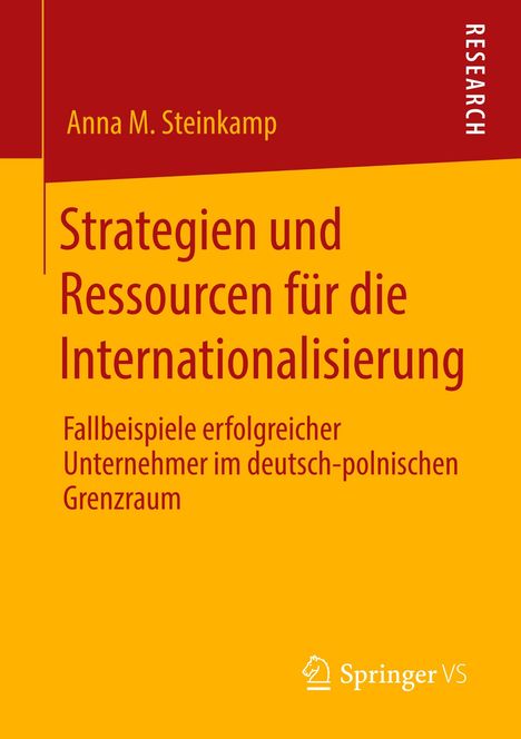 Anna M. Steinkamp: Strategien und Ressourcen für die Internationalisierung, Buch