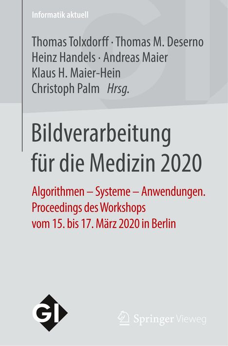 Bildverarbeitung für die Medizin 2020, Buch