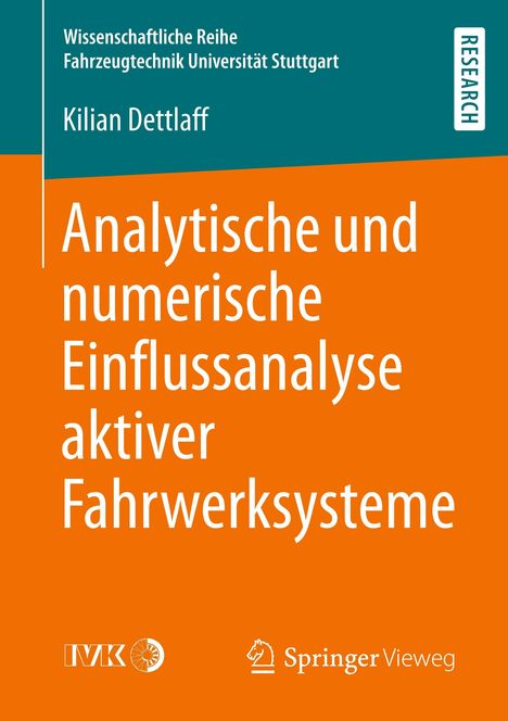 Kilian Dettlaff: Analytische und numerische Einflussanalyse aktiver Fahrwerksysteme, Buch