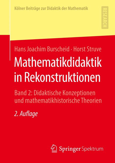 Hans Joachim Burscheid: Mathematikdidaktik in Rekonstruktionen 02, Buch
