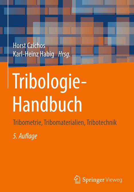 Tribologie-Handbuch, Buch