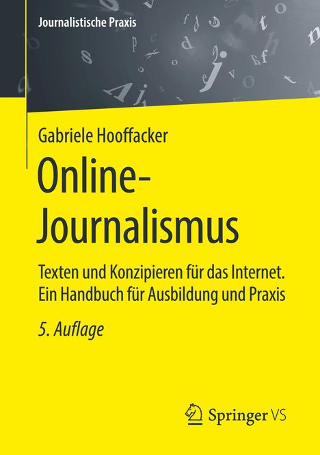 Gabriele Hooffacker: Online-Journalismus, Buch