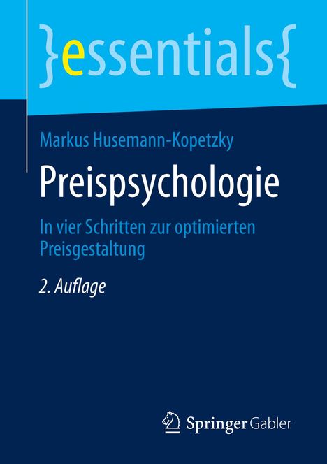Markus Husemann-Kopetzky: Preispsychologie, Buch