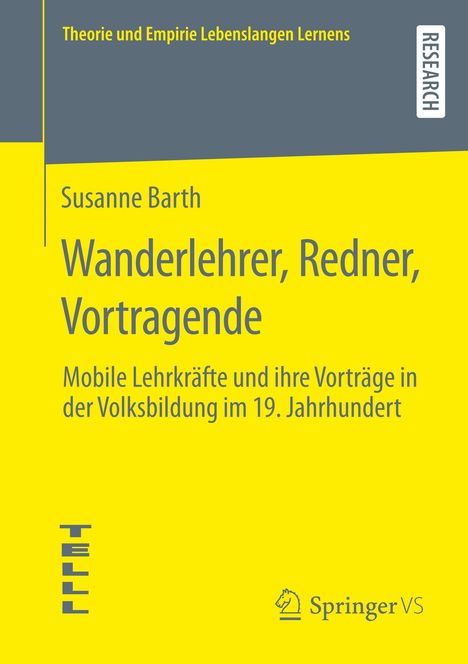 Susanne Barth: Wanderlehrer, Redner, Vortragende, Buch