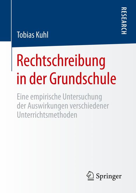 Tobias Kuhl: Rechtschreibung in der Grundschule, Buch