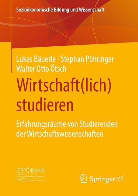 Lukas Bäuerle: Wirtschaft(lich) studieren, Buch