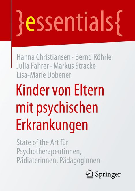 Hanna Christiansen: Kinder von Eltern mit psychischen Erkrankungen, Buch