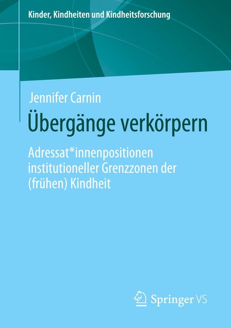 Jennifer Carnin: Übergänge verkörpern, Buch