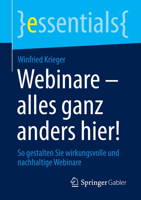 Winfried Krieger: Webinare ¿ alles ganz anders hier!, Buch