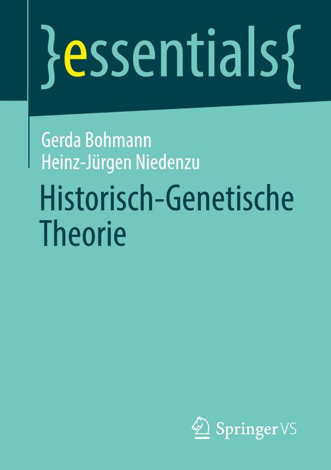 Heinz-Jürgen Niedenzu: Historisch-Genetische Theorie, Buch