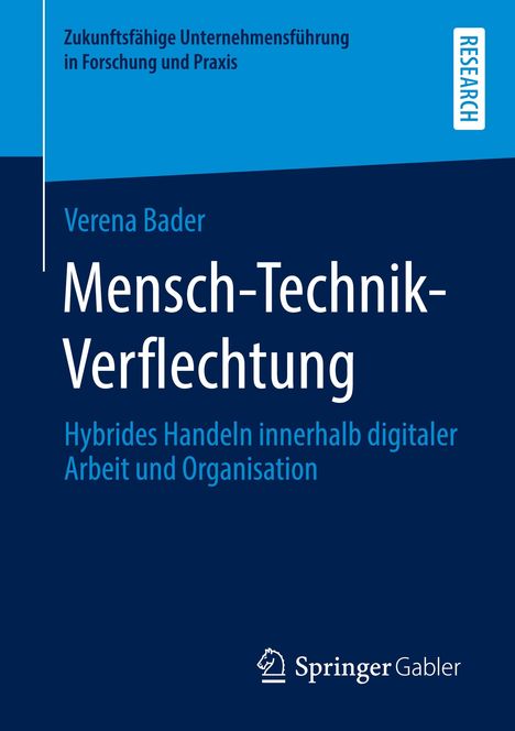 Verena Bader: Mensch-Technik-Verflechtung, Buch