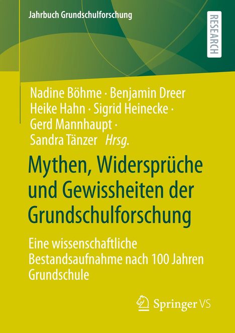 Mythen, Widersprüche und Gewissheiten der Grundschulforschung, Buch