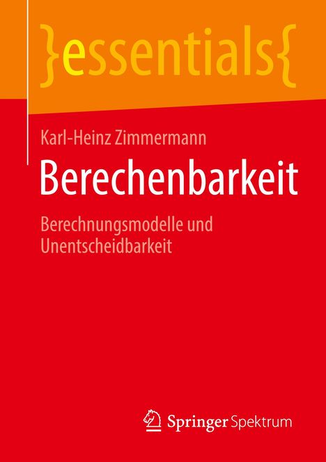 Karl-Heinz Zimmermann: Berechenbarkeit, Buch