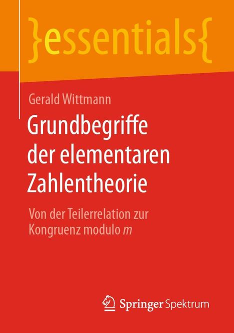 Gerald Wittmann: Grundbegriffe der elementaren Zahlentheorie, Buch