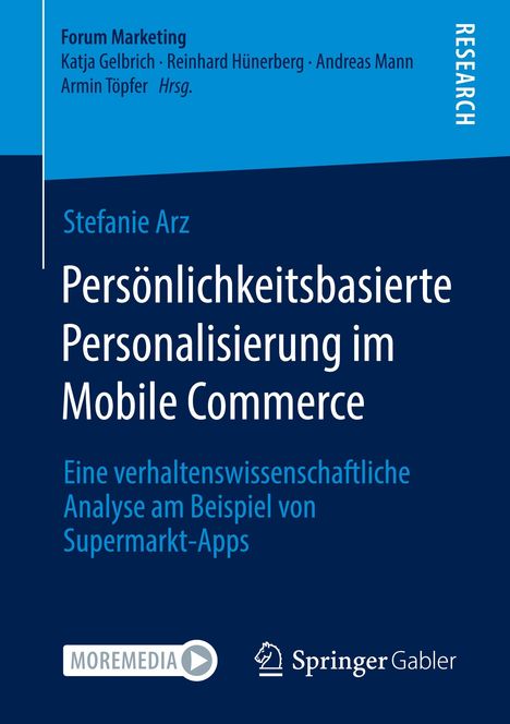 Stefanie Arz: Persönlichkeitsbasierte Personalisierung im Mobile Commerce, Buch