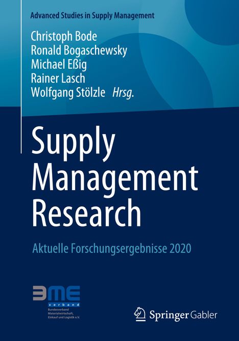 Supply Management Research, Buch