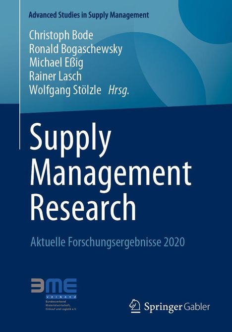 Supply Management Research, Buch