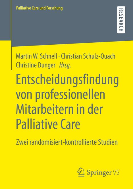 Entscheidungsfindung von professionellen Mitarbeitern in der Palliative Care, Buch