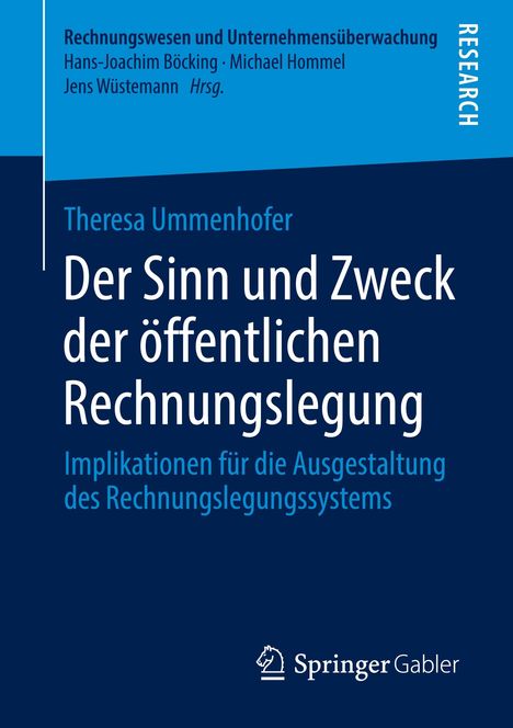 Theresa Ummenhofer: Der Sinn und Zweck der öffentlichen Rechnungslegung, Buch