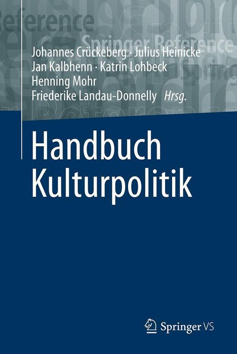 Handbuch Kulturpolitik, Buch
