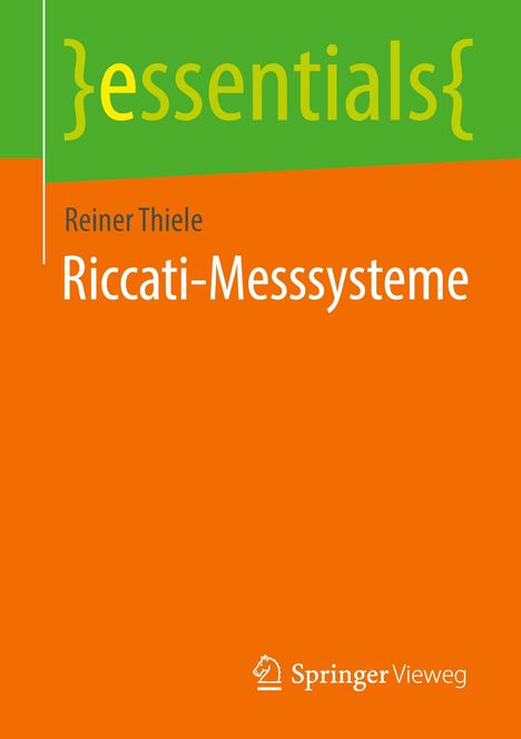 Reiner Thiele: Riccati-Messsysteme, Buch