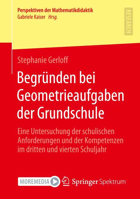 Stephanie Gerloff: Begründen bei Geometrieaufgaben der Grundschule, Buch