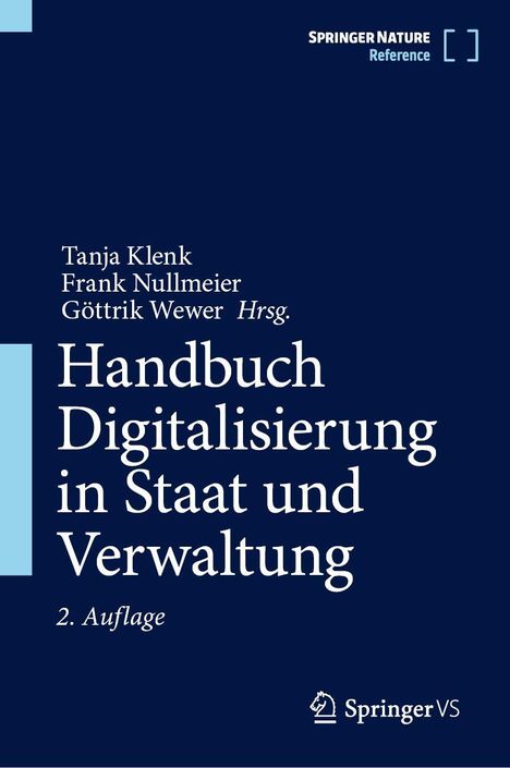 Handbuch Digitalisierung in Staat und Verwaltung, Buch