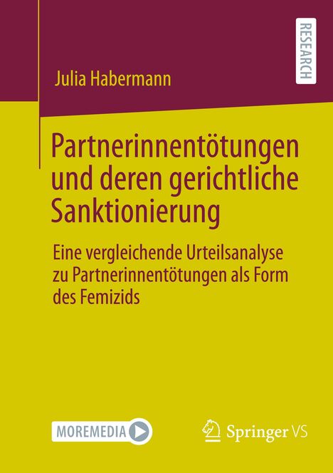 Julia Habermann: Partnerinnentötungen und deren gerichtliche Sanktionierung, Buch