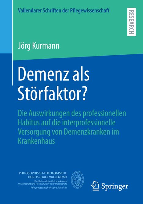 Jörg Kurmann: Demenz als Störfaktor?, Buch