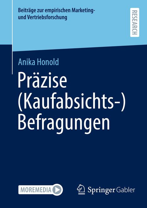 Anika Honold: Präzise (Kaufabsichts-)Befragungen, Buch