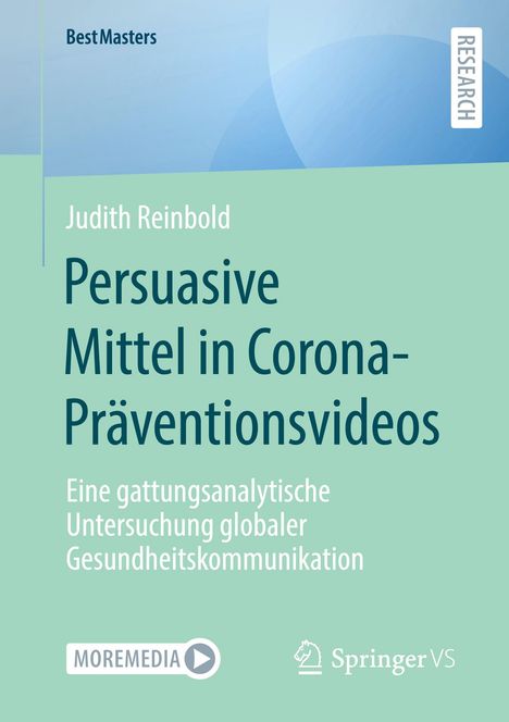 Judith Reinbold: Persuasive Mittel in Corona-Präventionsvideos, Buch