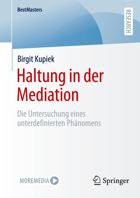 Birgit Kupiek: Haltung in der Mediation, Buch