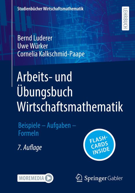 Bernd Luderer: Arbeits- und Übungsbuch Wirtschaftsmathematik, 1 Buch und 1 eBook