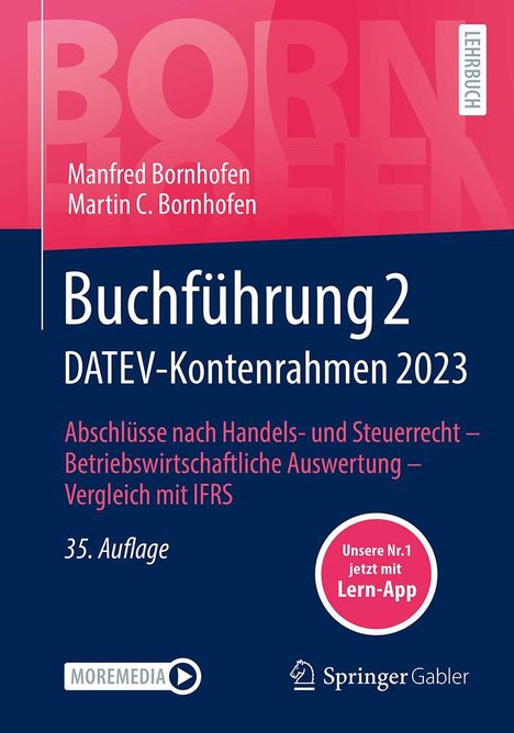 Manfred Bornhofen: Buchführung 2 DATEV-Kontenrahmen 2023, Buch