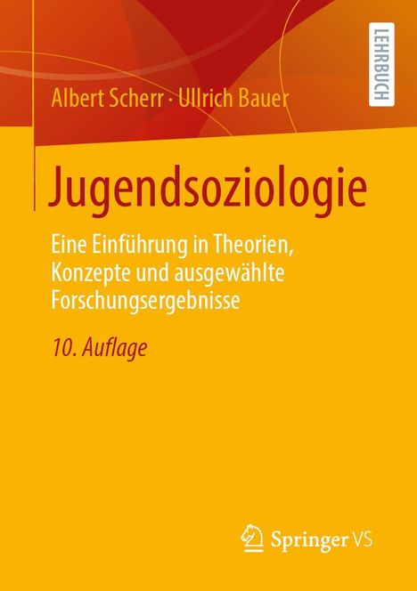 Albert Scherr: Jugendsoziologie, Buch