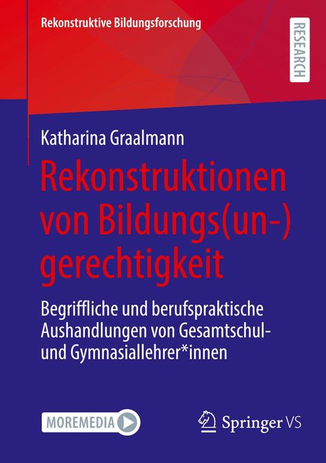 Katharina Graalmann: Rekonstruktionen von Bildungs(un-)gerechtigkeit, Buch