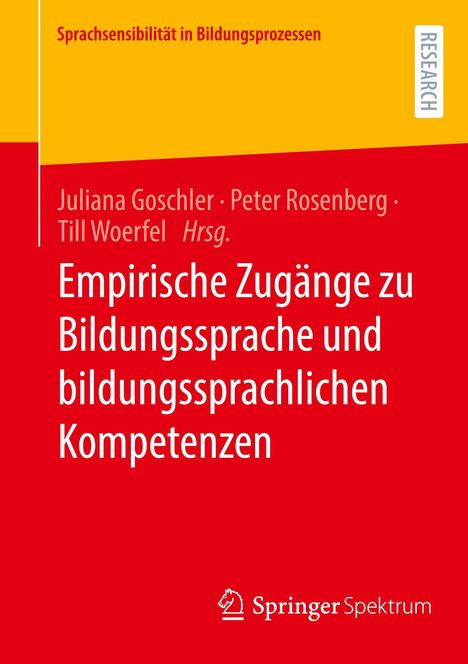 Empirische Zugänge zu Bildungssprache und bildungssprachlichen Kompetenzen, Buch