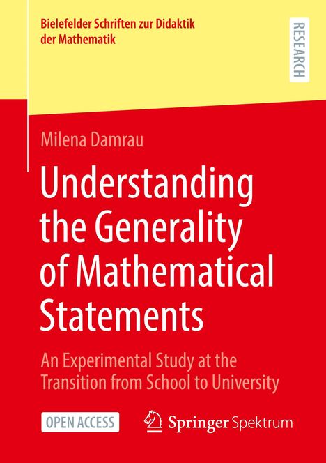 Milena Damrau: Understanding the Generality of Mathematical Statements, Buch