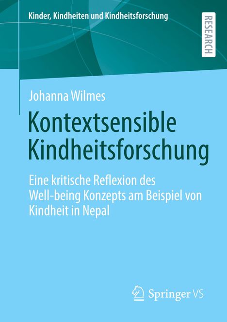 Johanna Wilmes: Kontextsensible Kindheitsforschung, Buch